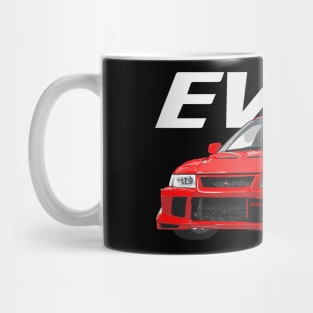 evo 6 EVOLUTION VI jdm CLASSIC MITSUBISHI RALLY CAR Mug